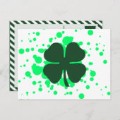 四つ葉クローバー ポストカード (正面/裏面)