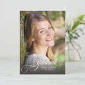 四エレガント書道卒業 招待状 (スタンド正面)