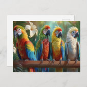 四カラフル人 ポストカード (正面/裏面)