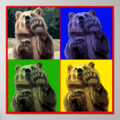 四スクアベア ポスター (正面)