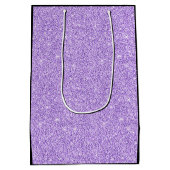 四スタイリッシュパーソナライズされた歳の誕生日抱き枕 ミディアムペーパーバッグ (裏面)