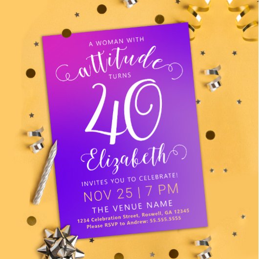 四スタイリッシュ色モダン勾配招待状 シーズンカード