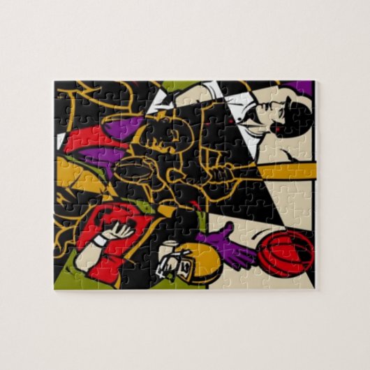 四スポーツパズルギフトボックス ジグソーパズル (横)