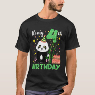 四パンダ四つ目パンダ Tシャツ