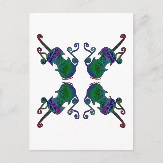 四ファンシー人 ポストカード (正面)