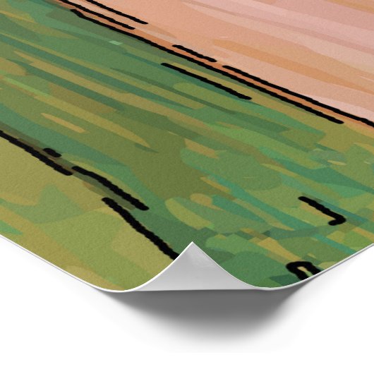 四フランスの分のダンサー ポスター (角)