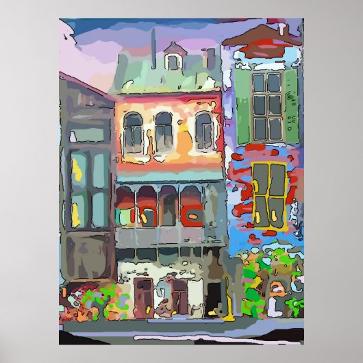 四フランスの分通り ポスター (正面)