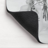 四ボトル白花 マウスパッド (コーナー)