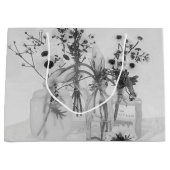 四ボトル白花 ラージペーパーバッグ (正面)