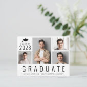 四モダン写真卒業党 インビテーションポストカード (スタンド正面)