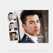 四モダン写真卒業 アクリルサイン (正面)