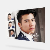 四モダン写真卒業 アクリルサイン (傾斜)