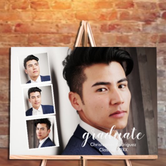 四モダン写真卒業 アクリルサイン