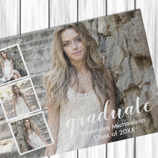 四モダン写真卒業 ジグソーパズル