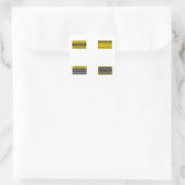 四一酸化二水素警告標識収集 スクエアシール (バッグ)