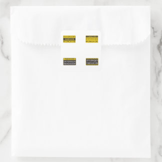 四一酸化二水素警告標識収集 スクエアシール