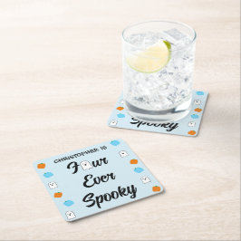 四不気味生誕日 スクエアペーパーコースター