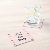 四不気味生誕日 スクエアペーパーコースター (インサイチュ)