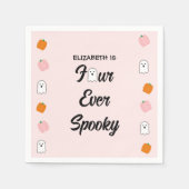 四不気味生誕日 スタンダードカクテルナプキン (正面)