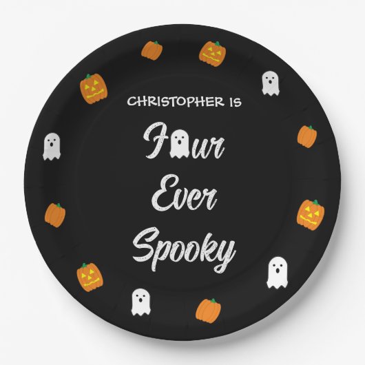 四不気味生誕日 ペーパープレート (正面)