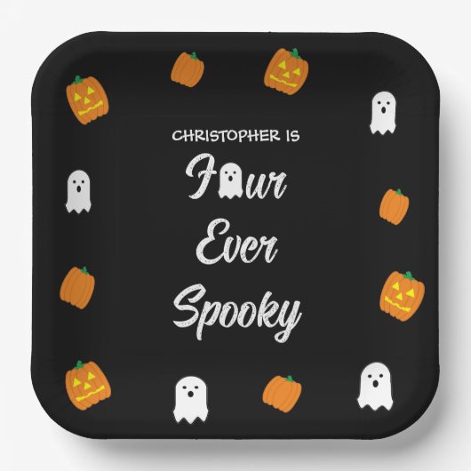 四不気味生誕日 ペーパープレート (正面)