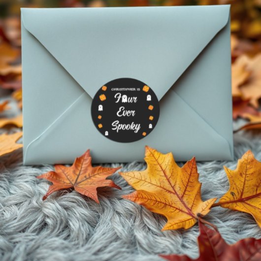 四不気味生誕日 ラウンドシール