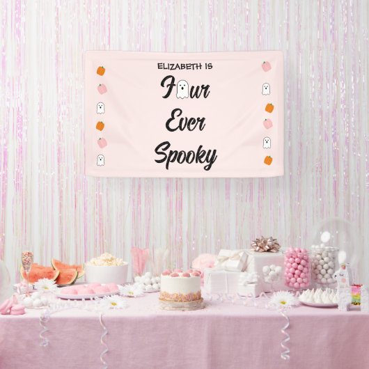 四不気味生誕日 横断幕 (パーティー)