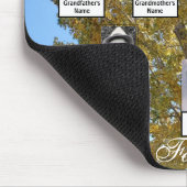 四世代ゴールデンオータムファミリーツリー写真 マウスパッド (コーナー)