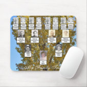 四世代ゴールデンオータムファミリーツリー写真 マウスパッド (マウス)