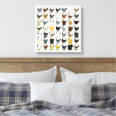 四九チキンヘン キャンバスプリント (インサイチュ (寝室))