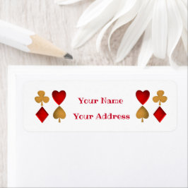 四人がスーツを着パーソナライズされたた ラベル