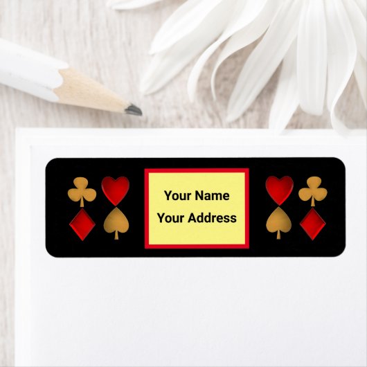 四人がスーツを着パーソナライズされたた ラベル (インサイチュ)