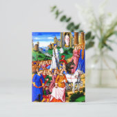 「四人のユニコーンが行列を先導する」 ポストカード (スタンド正面)