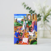 「四人のユニコーンが行列を先導する」 ポストカード (スタンド正面)