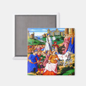 「四人のユニコーンが行列を先導する」 マグネット (正面/裏面)