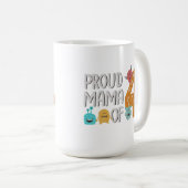四人の子の自慢の母 コーヒーマグカップ (正面右)