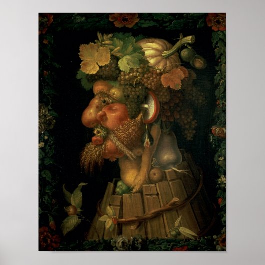 四人を描いたシリーズの秋 ポスター (正面)