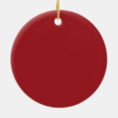 四人家族の初めてのクリスマス セラミックオーナメント (裏面)