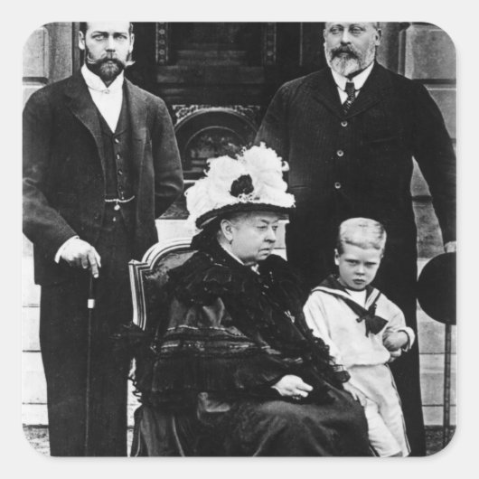 四代の王族ビクトリアン族 スクエアシール (正面)