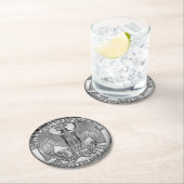 四分の一コースターの一定の尾 ラウンドペーパーコースター (インサイチュ)