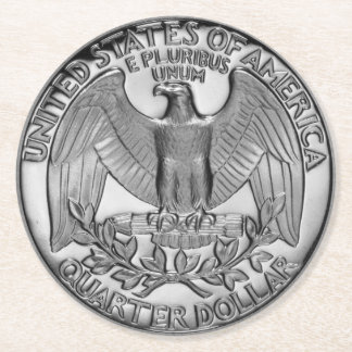 四分の一コースターの一定の尾 ラウンドペーパーコースター