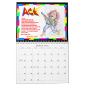 四分の一焼いたなカレンダー カレンダー (3月 2026)