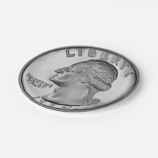 四分の一紙皿 ペーパープレート (アングル)