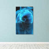 四分の三のハートと肺 キャンバスプリント (インサイチュ (ウッドフロア))