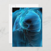 四分の三のハートと肺 ポストカード (正面/裏面)