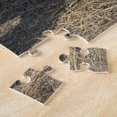 四分の馬テキサス州。クリスマスの挨拶 ジグソーパズル (側面)