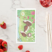 四匹の小さなハリネズミが草原に (インサイチュ)