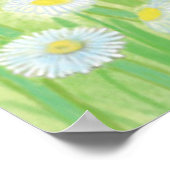 四匹の小さなハリネズミが草原に ポスター (角)