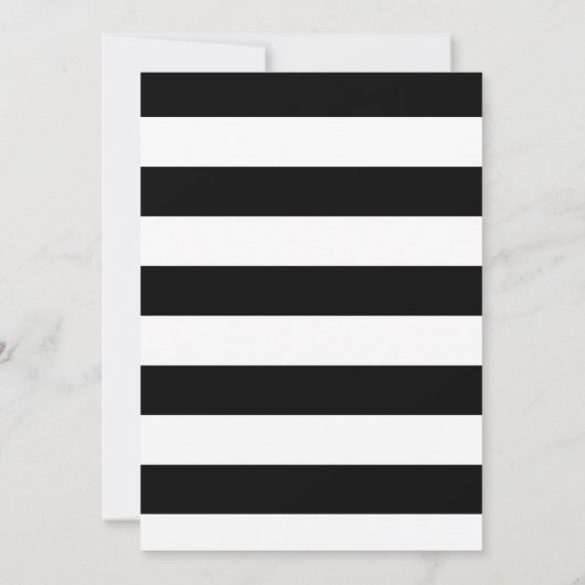 四十モダン白黒誕生会 招待状 (裏面)