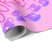 四十四茶40歳の誕生日ラッピング紙 ラッピングペーパー (ロールコーナー)